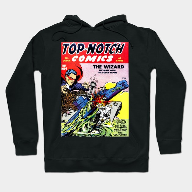 Top Notch Comics No.4 Hoodie by Public Domain Comics